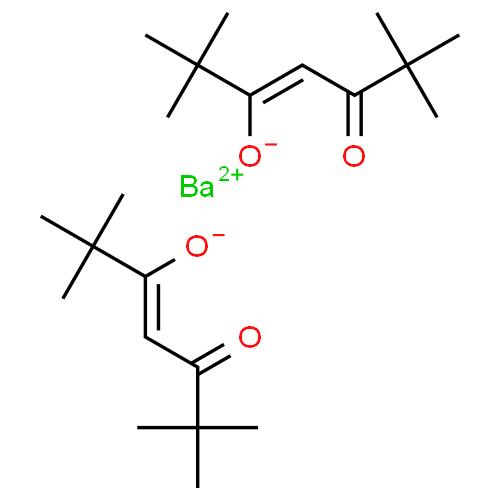 Bis(2,2,6,6-tetramethyl-3,5-heptanedionato)barium hydrate Ba(tmhd)2.H20