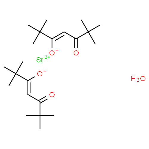 Bis(2,2,6,6-tetramethyl-3,5-heptanedionato)strontium hydrate
